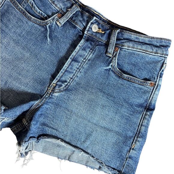Old Navy high rise cut off style jean shorts size 6 - Picture 5 of 11